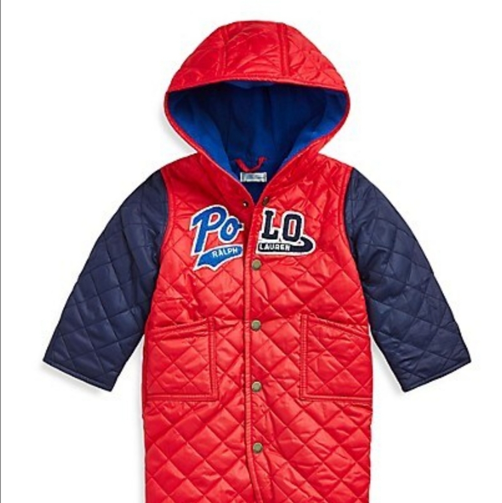 Ralph Lauren Baby  Colourblock Quilted Bunting